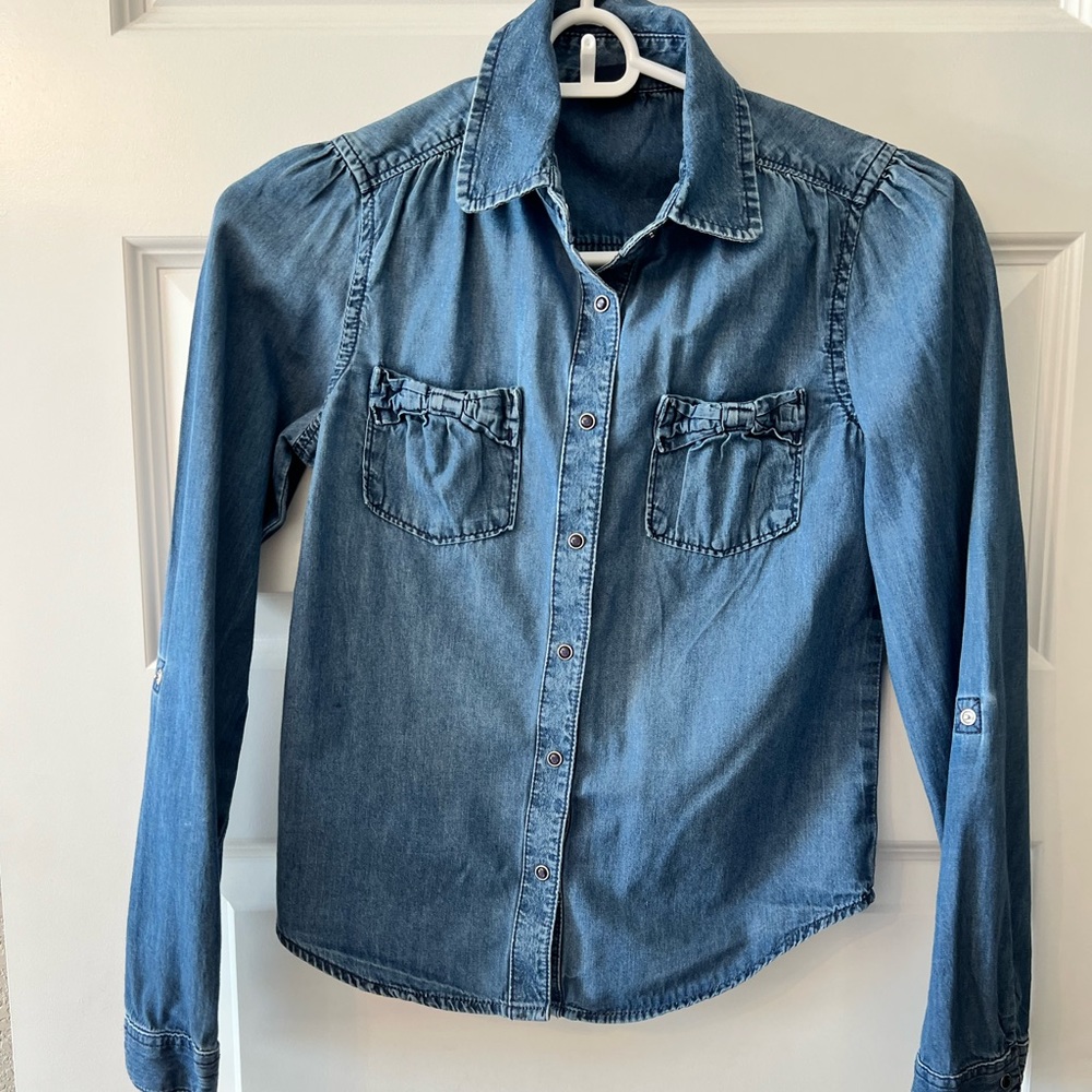 GapKids Denim Shirt Size XL